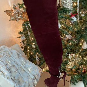 Christian Louboutin thigh high boots 37